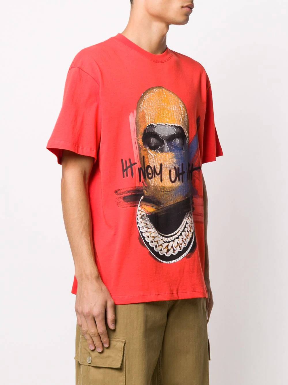 face-print T-shirt - 4