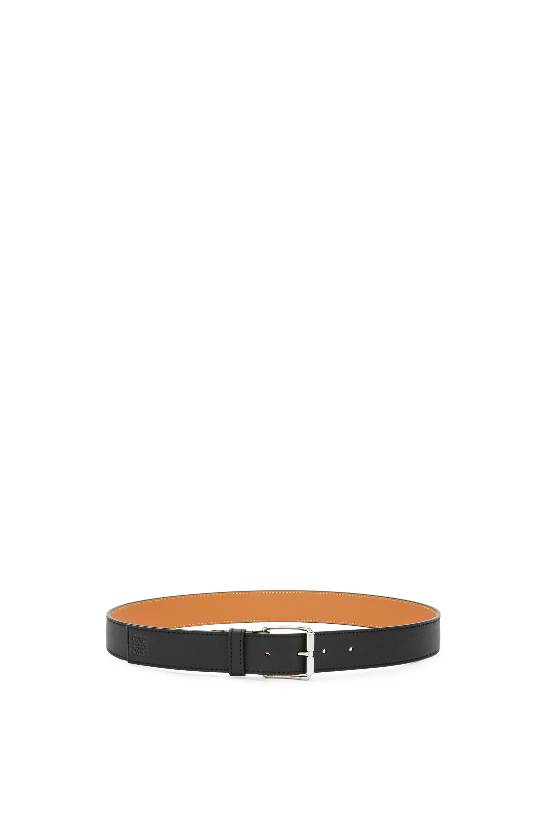 Roller buckle belt in smooth calfskin - 1