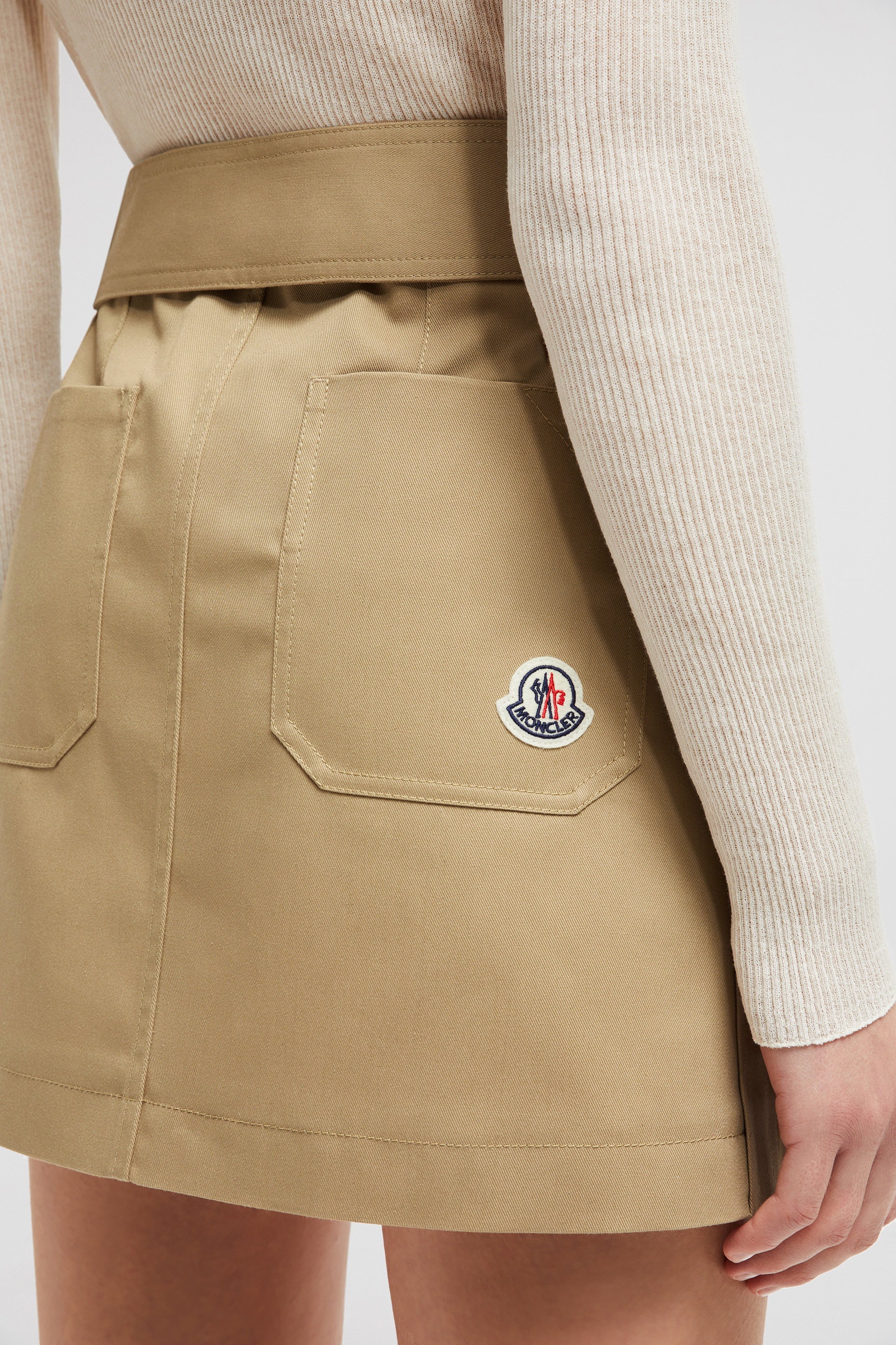 Gabardine Mini Skirt - 4