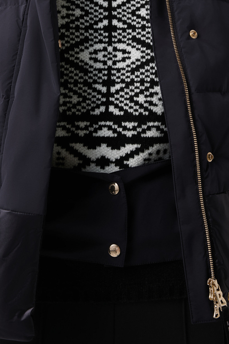 Maja down ski jacket in Black 6