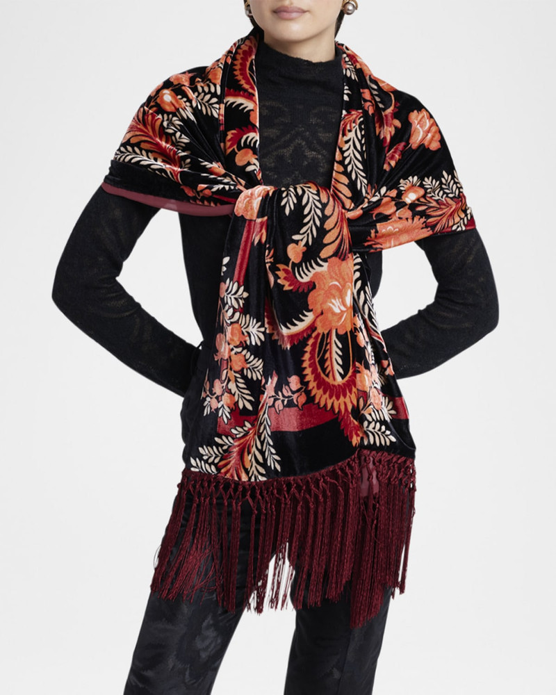 Orfeo Two-Toned Silk-Cashmere Blend Scarf 3