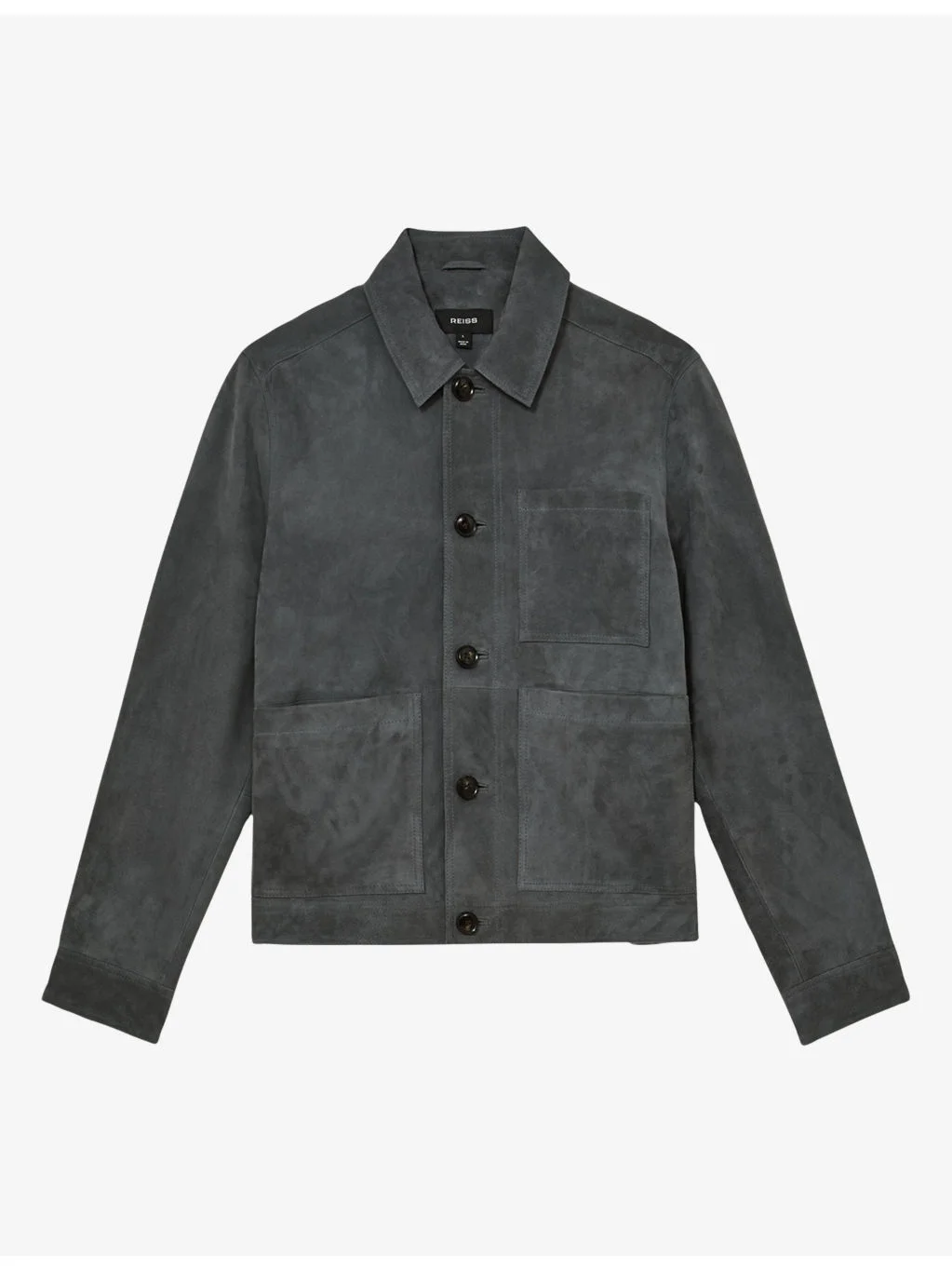Wilstead Patch-Pocket Suede Jacket - 1