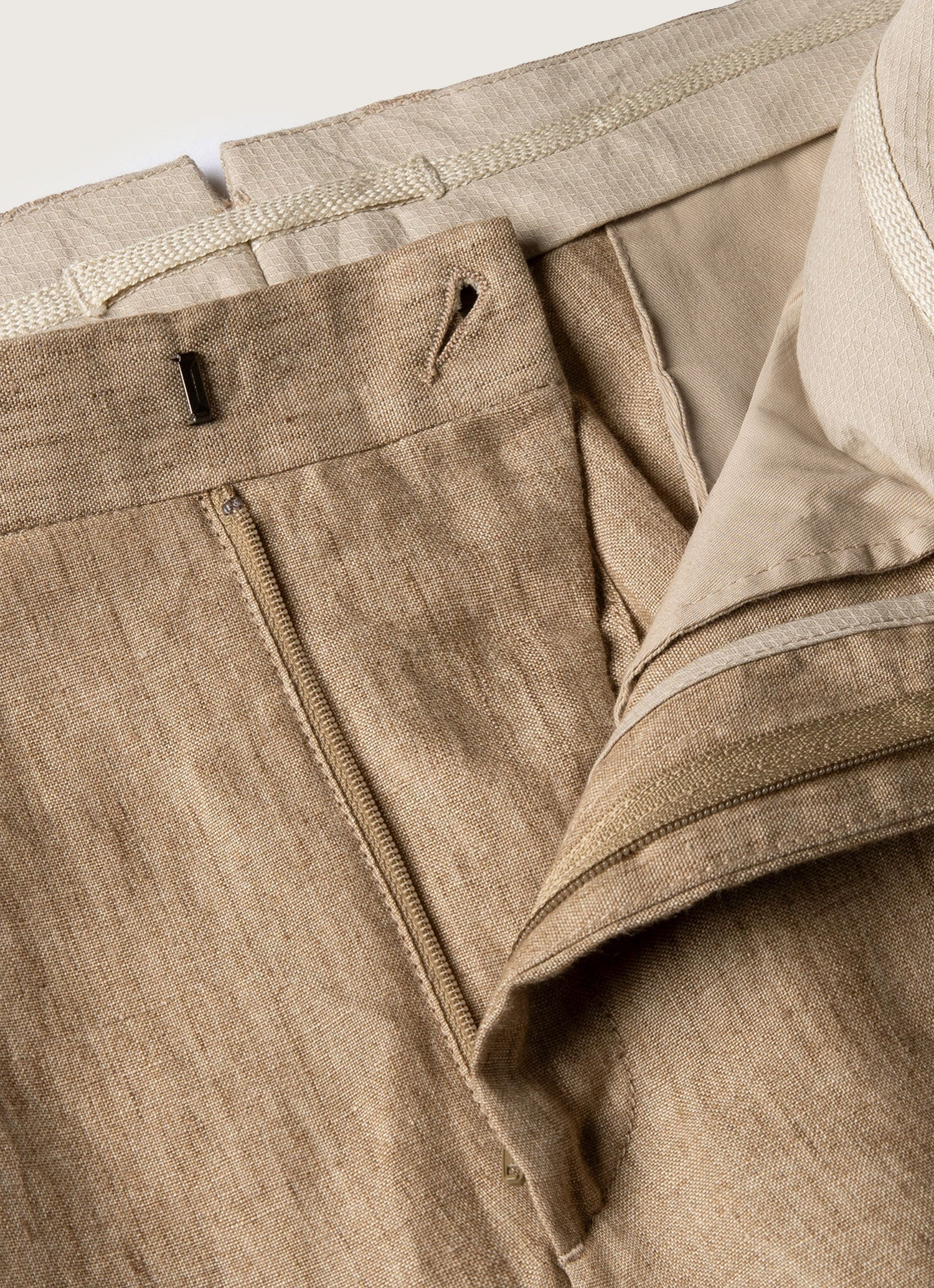 Pleated Linen Trouser - 4