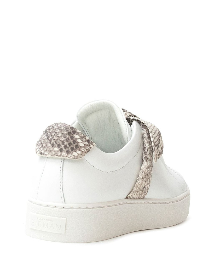 Jungle snake-trimmed sneakers 3