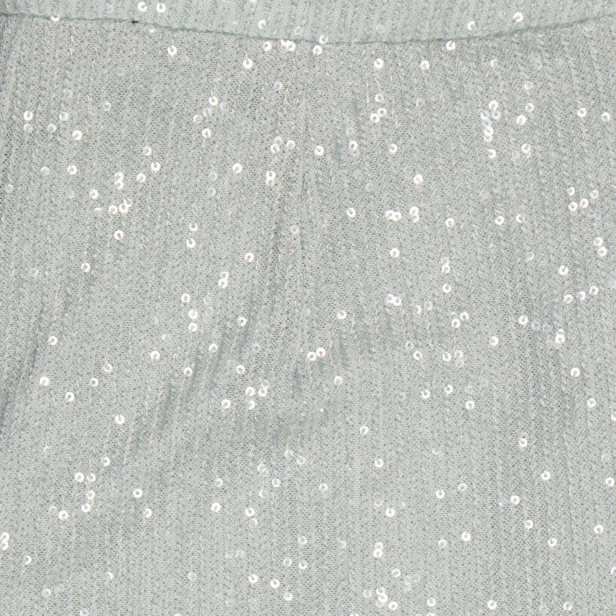 Rotate Ladies Wan Blue Transparent Sequins Trousers - 7