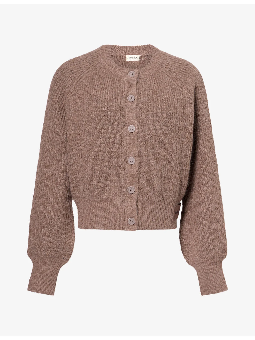 Ribbed Knitted Cardigan - 1