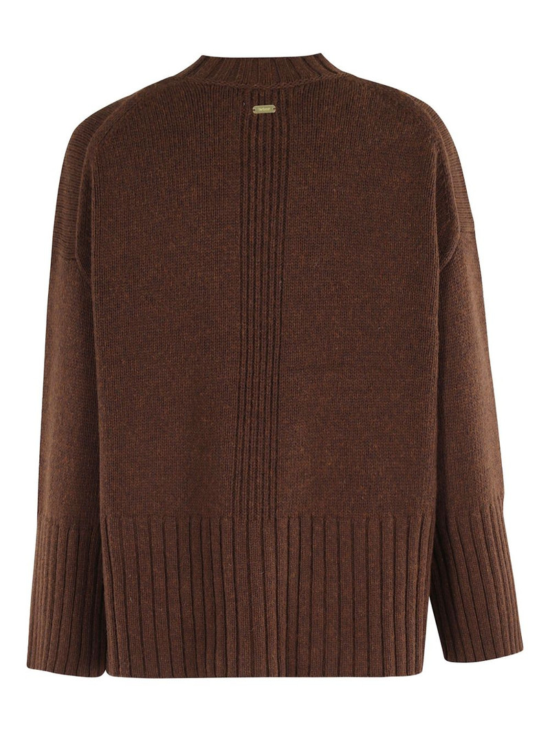 Barbour ribbed-knit crew-neck sweater outlook