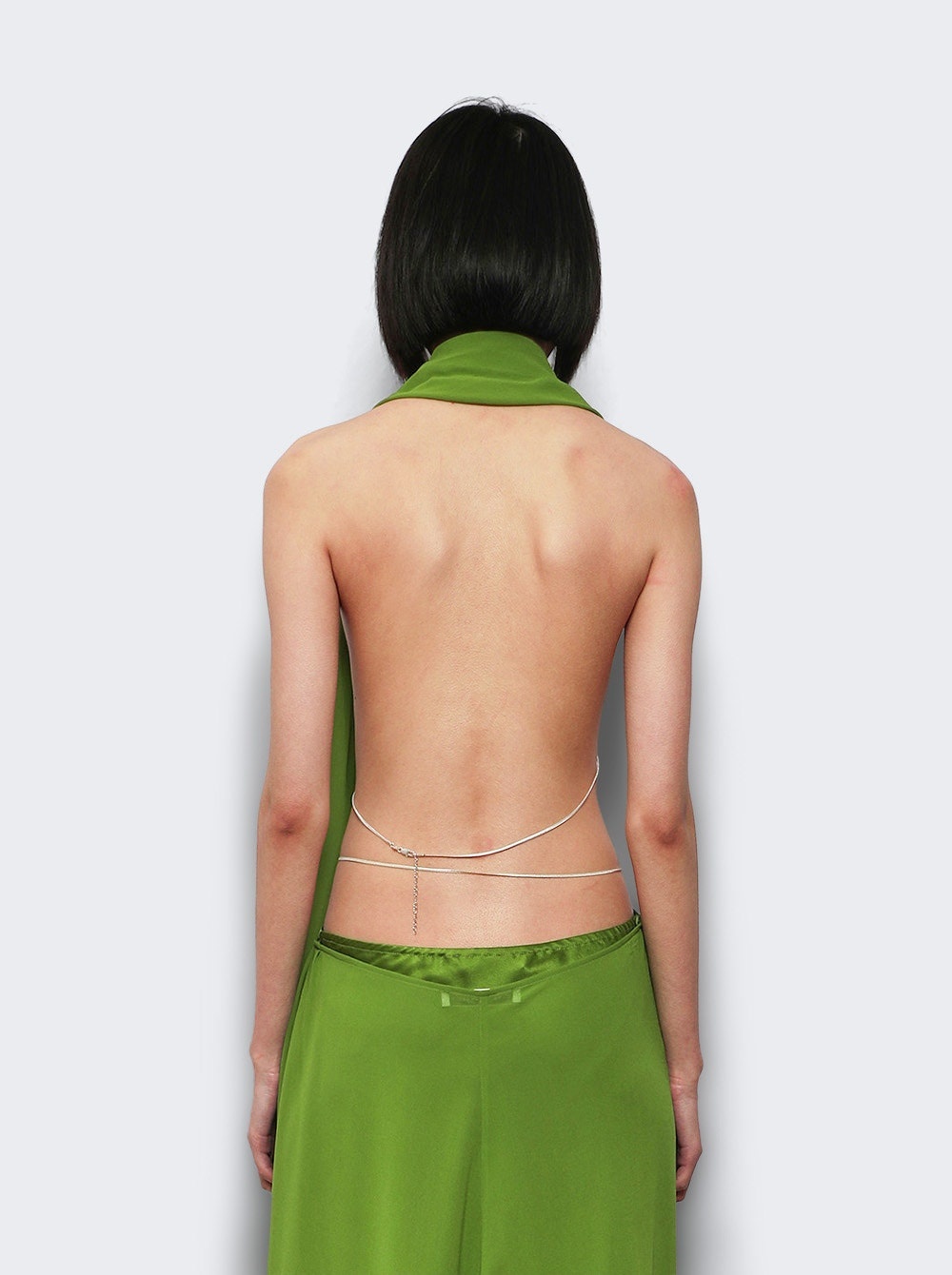 Scarf Chain Bra Top Cactus - 4