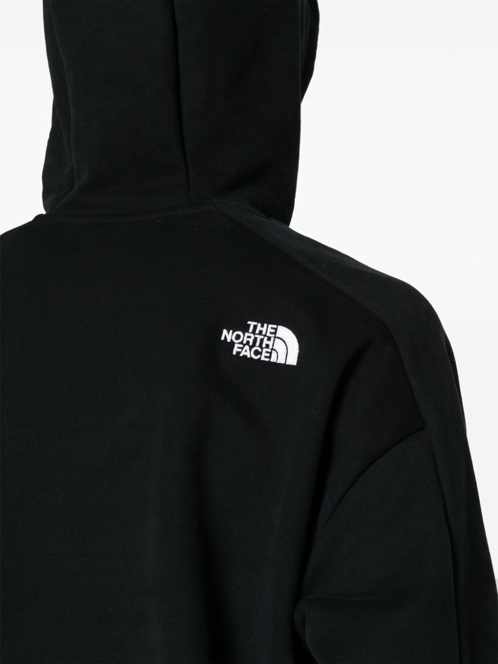 rubberised-logo cotton hoodie - 6