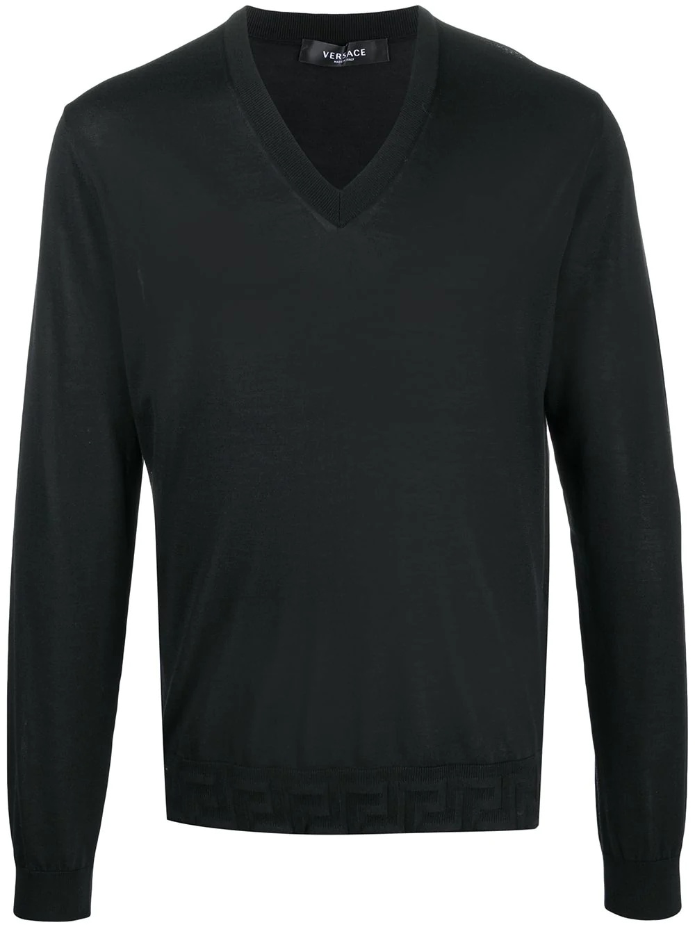 Grecca Accent V-neck jumper - 1