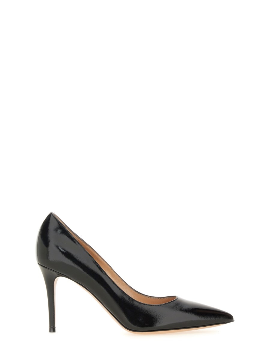 GIANVITO 85 LEATHER PUMPS - 1