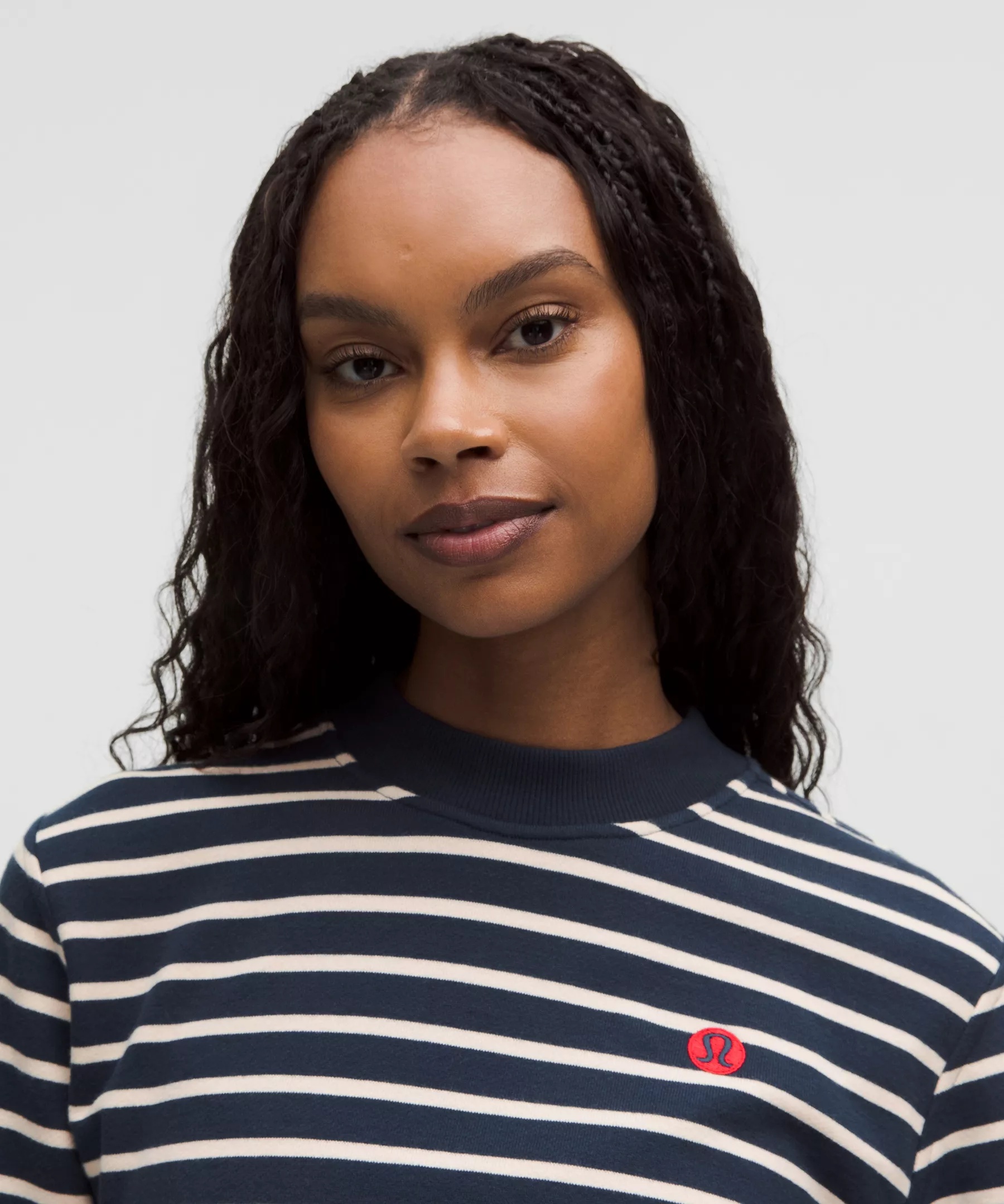 Cotton French Terry Crewneck Pullover - 4
