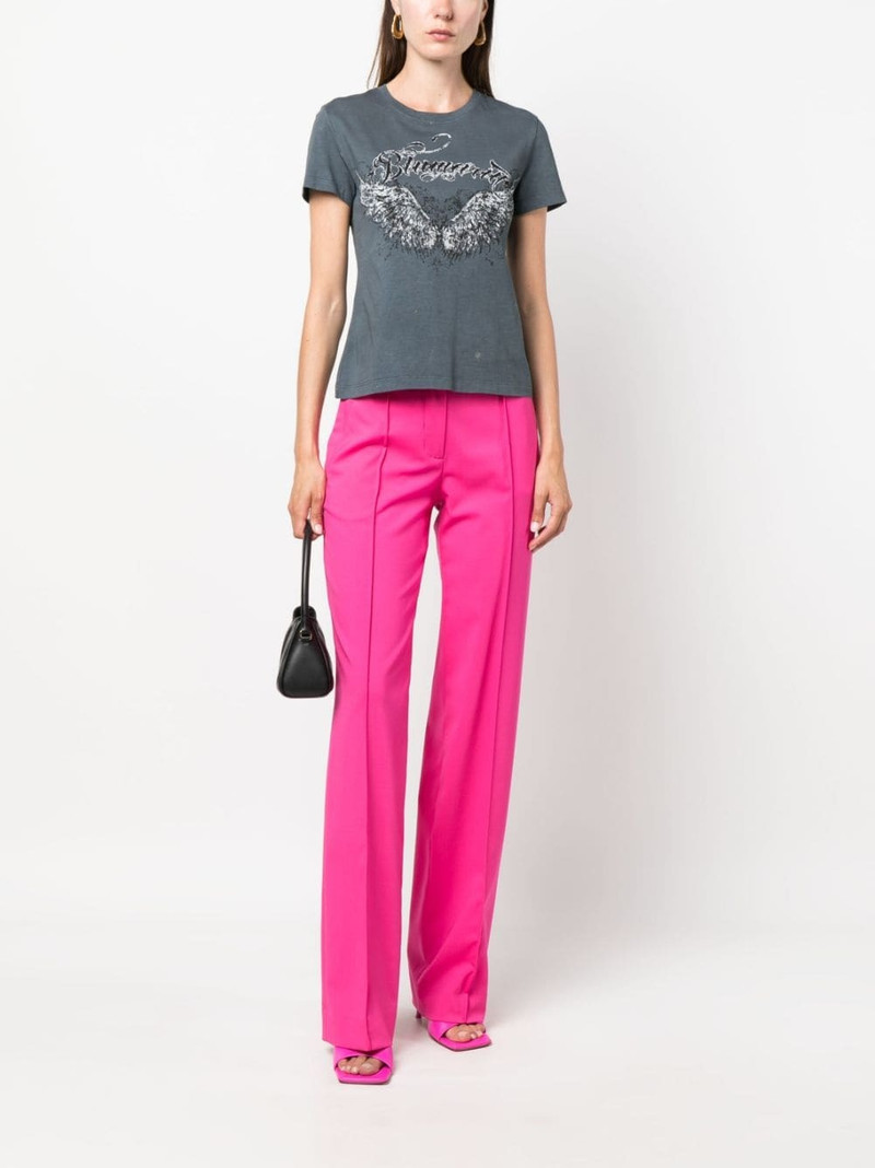 Blumarine logo-print cotton T-shirt outlook