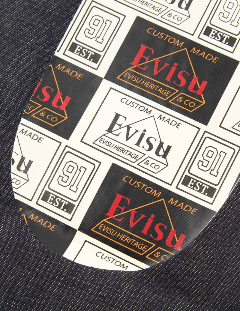 LABEL-PATTERN DAICOCK PRINT CARROT FIT JEANS #2017 12