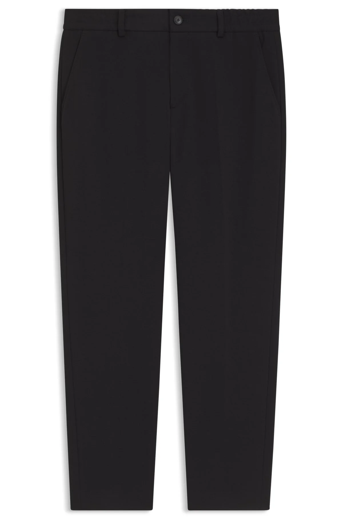 TAPERED-FIT PANTS IN COTTON-BLEND JERSEY - 1