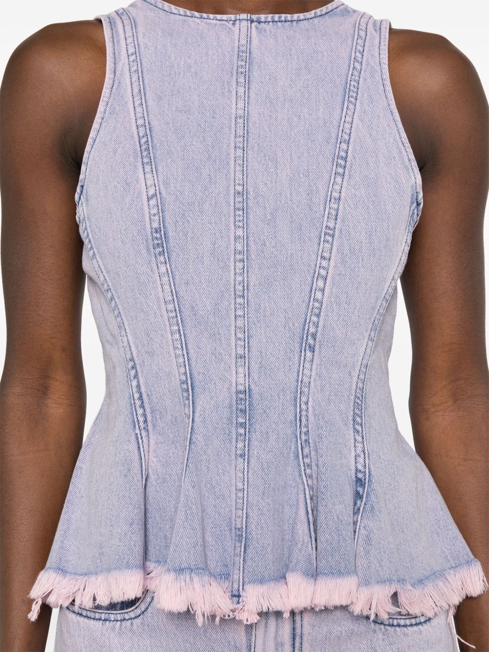 denim tank top - 5