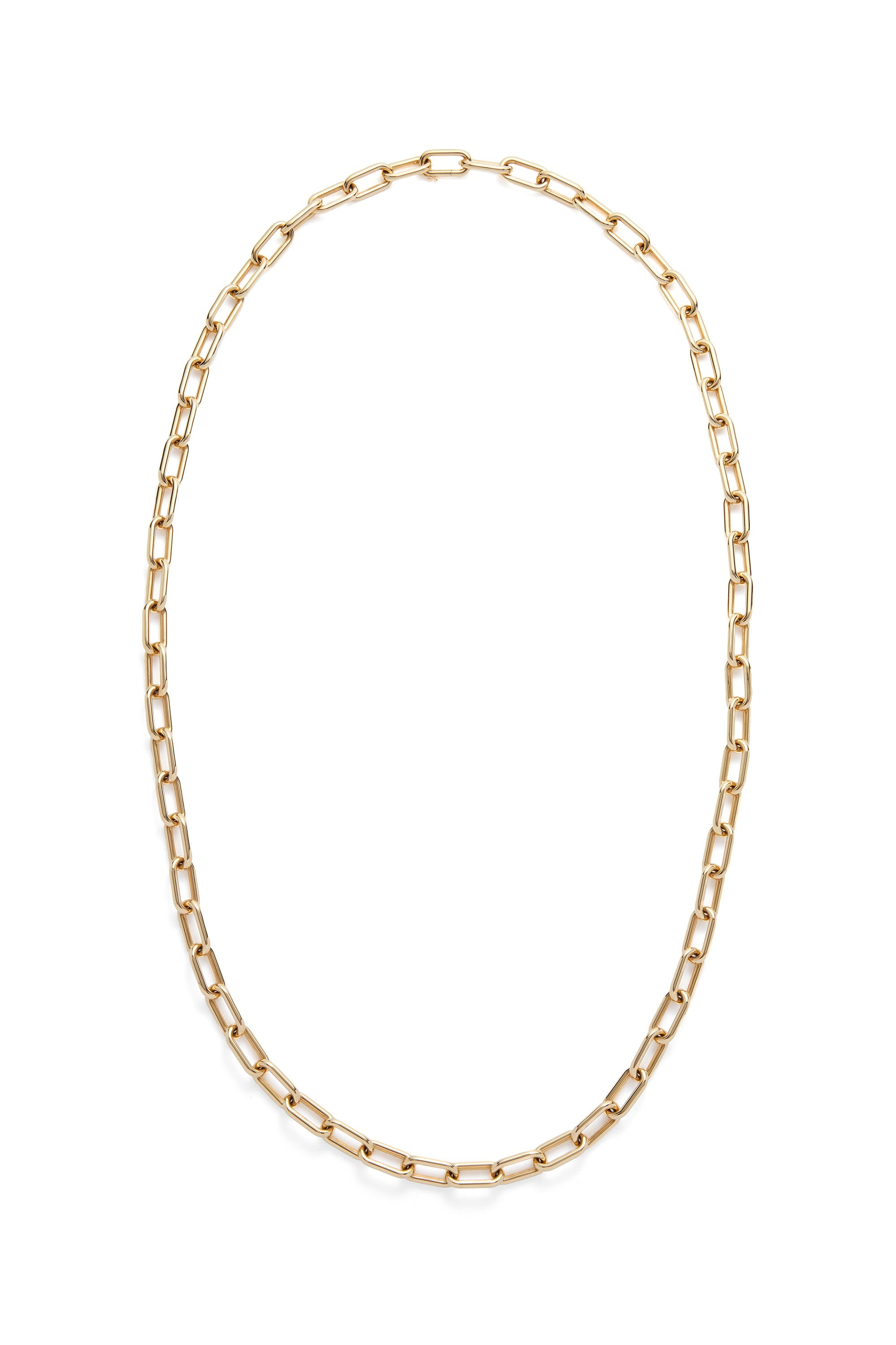 Medium Chain Necklace in 18K Yellow Gold with Small Chains - 3