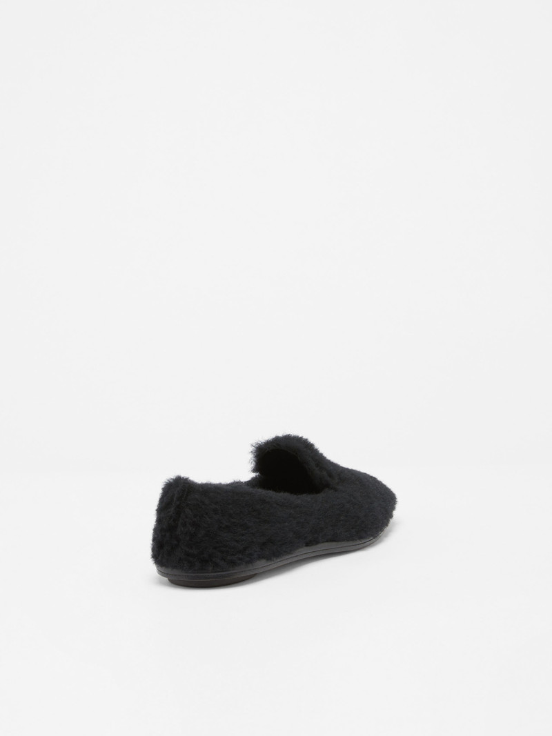 FELIA Teddy fabric slippers 3