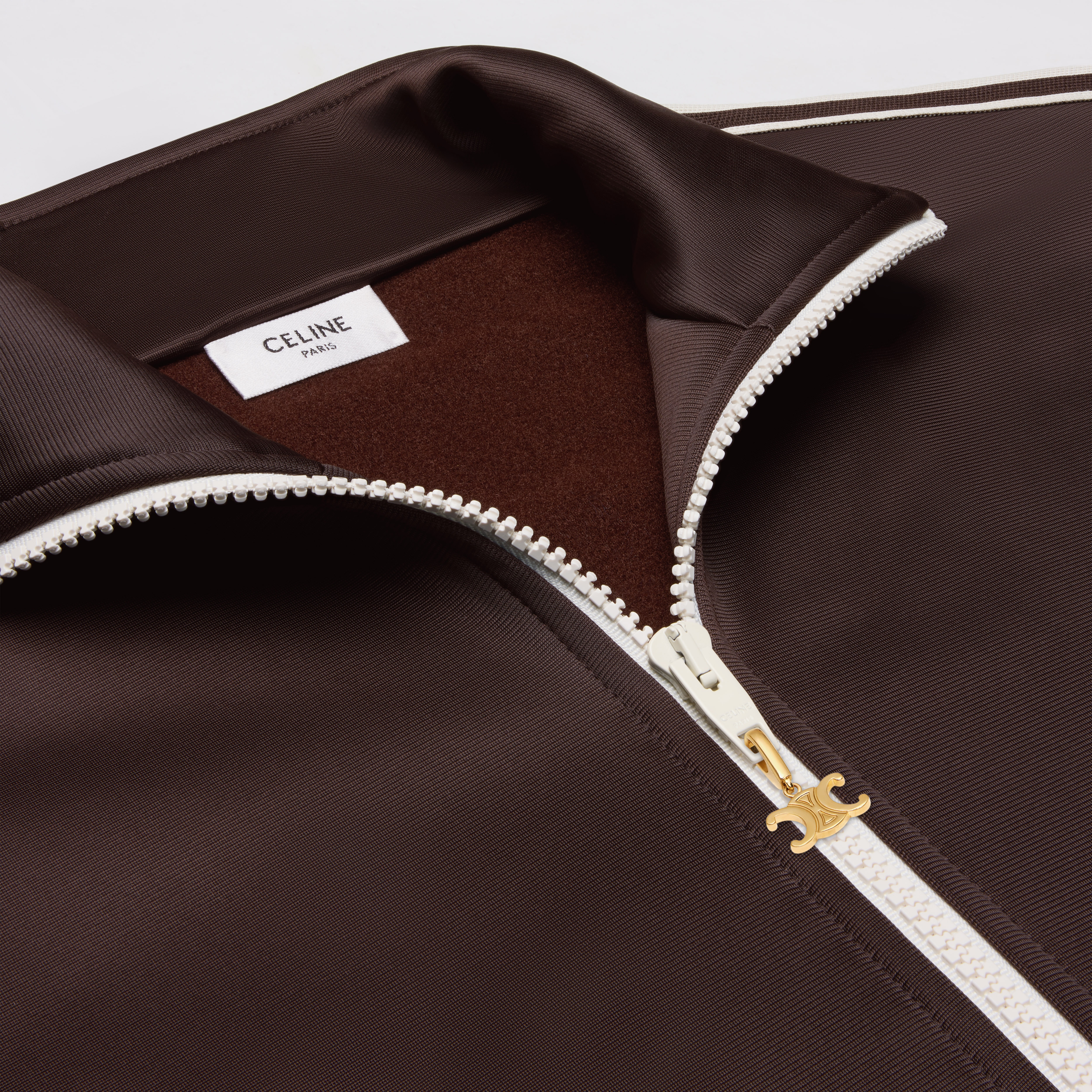 tracksuit jacket in vintage double jersey - 3