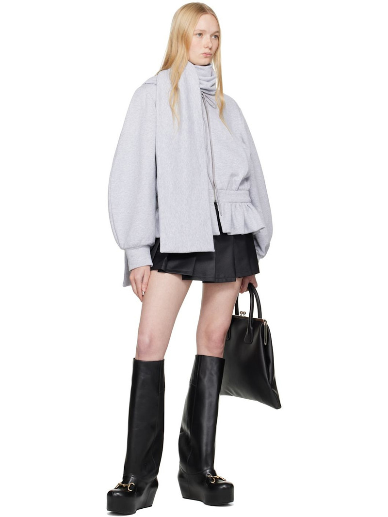 FIDAN NOVRUZOVA Gray Eska Hoodie outlook