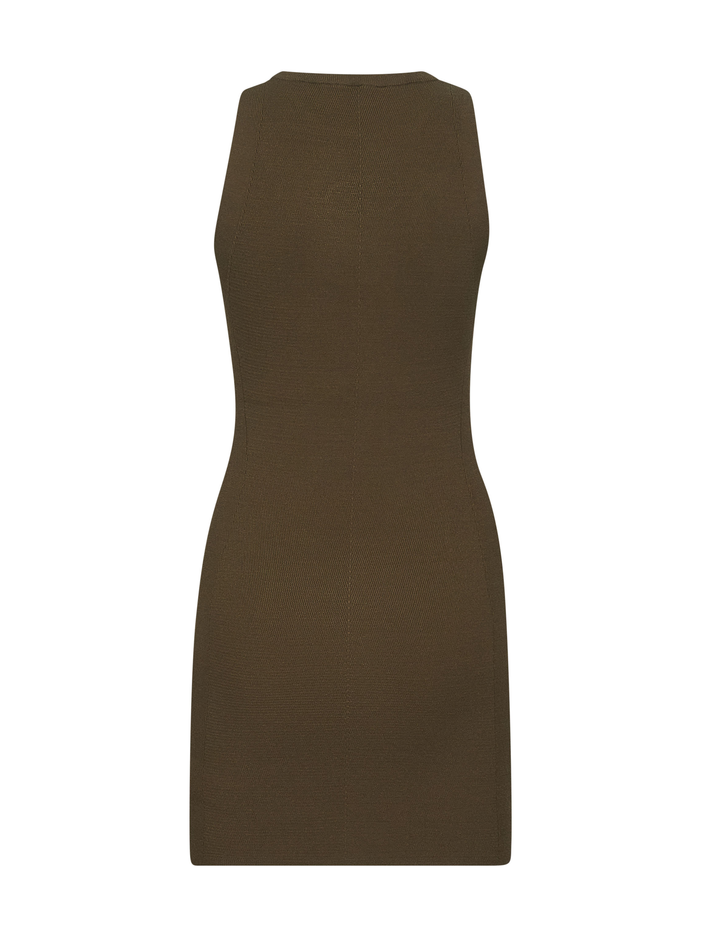 Green ribbed viscose M-Caddix minidress - 2
