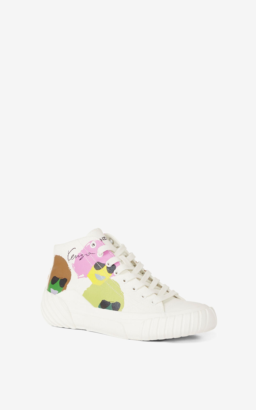 'KENZO Tribute' canvas high-top trainers - 2