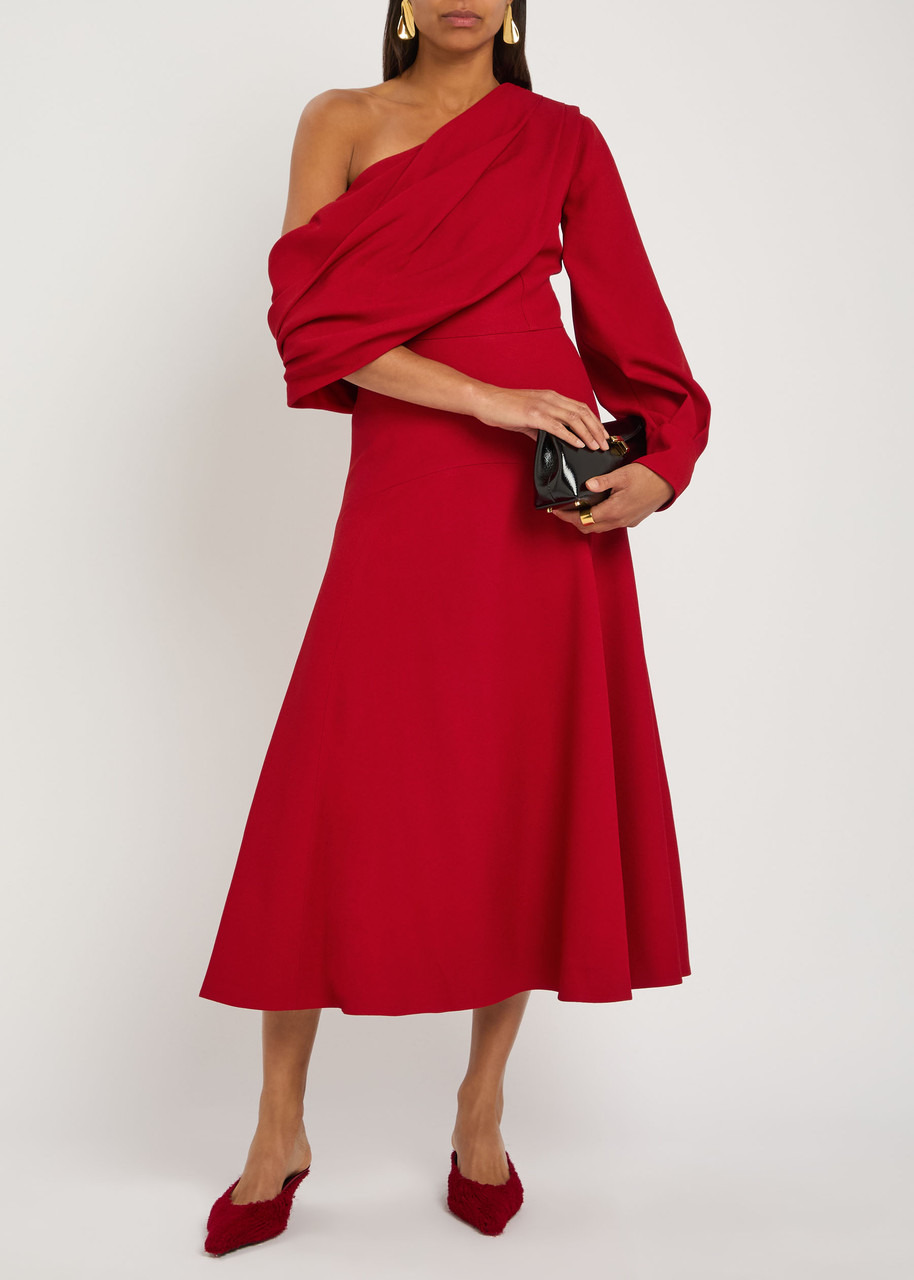 Emilia Wickstead Sehima Draped Crepe Gown - 3