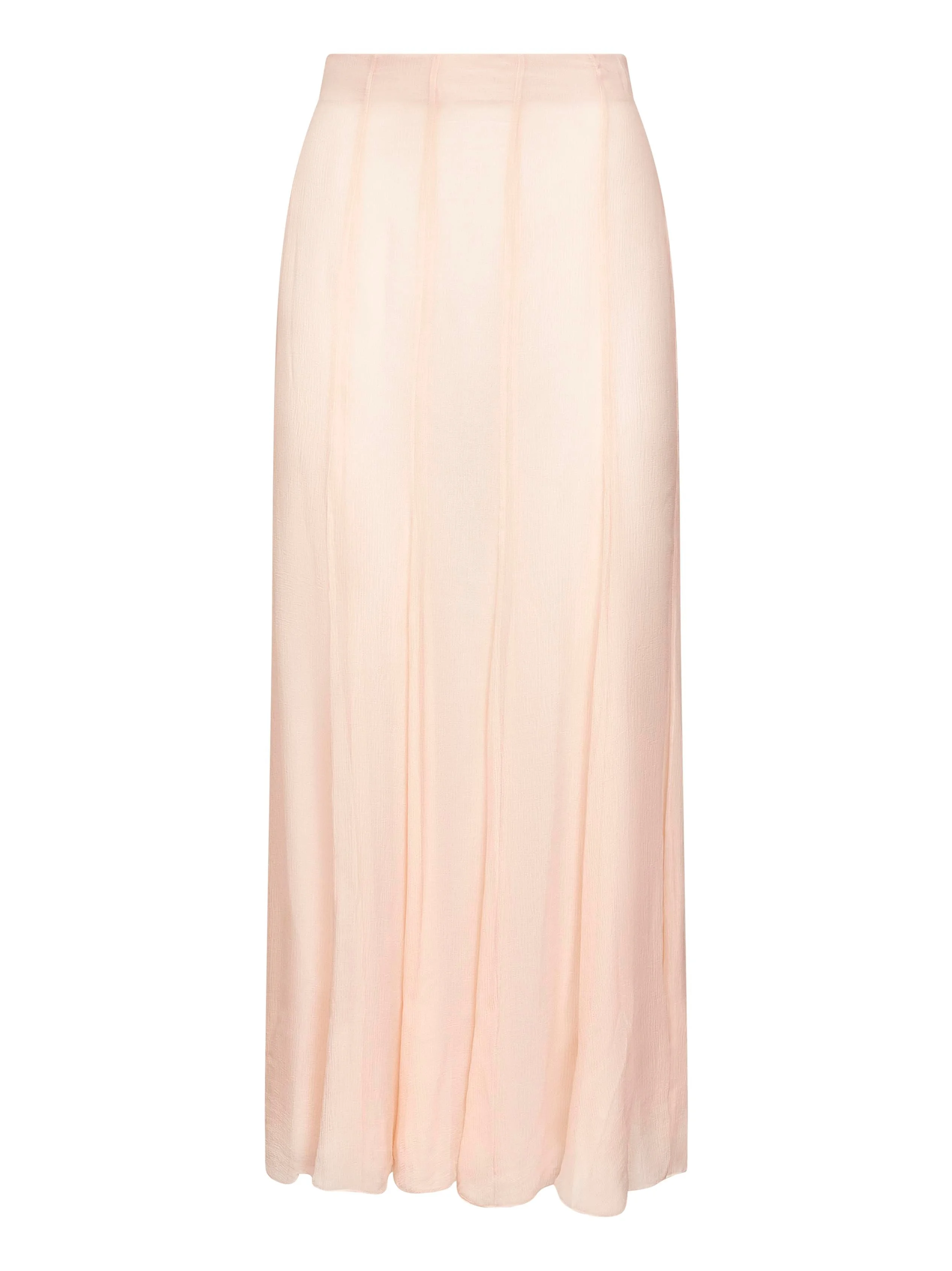 Chloé Women Nude Silk Muslin Fluid Maxi Skirt - 1