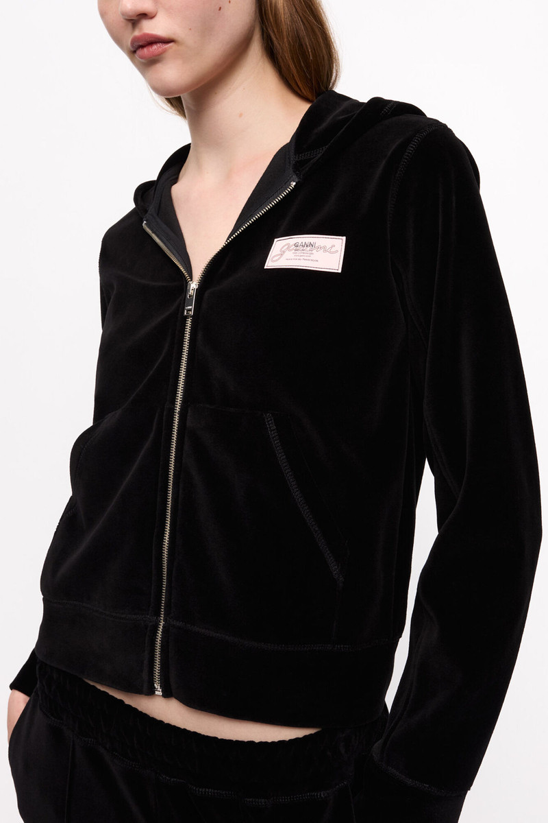 HEAVY VELOUR ZIP HOODIE 4