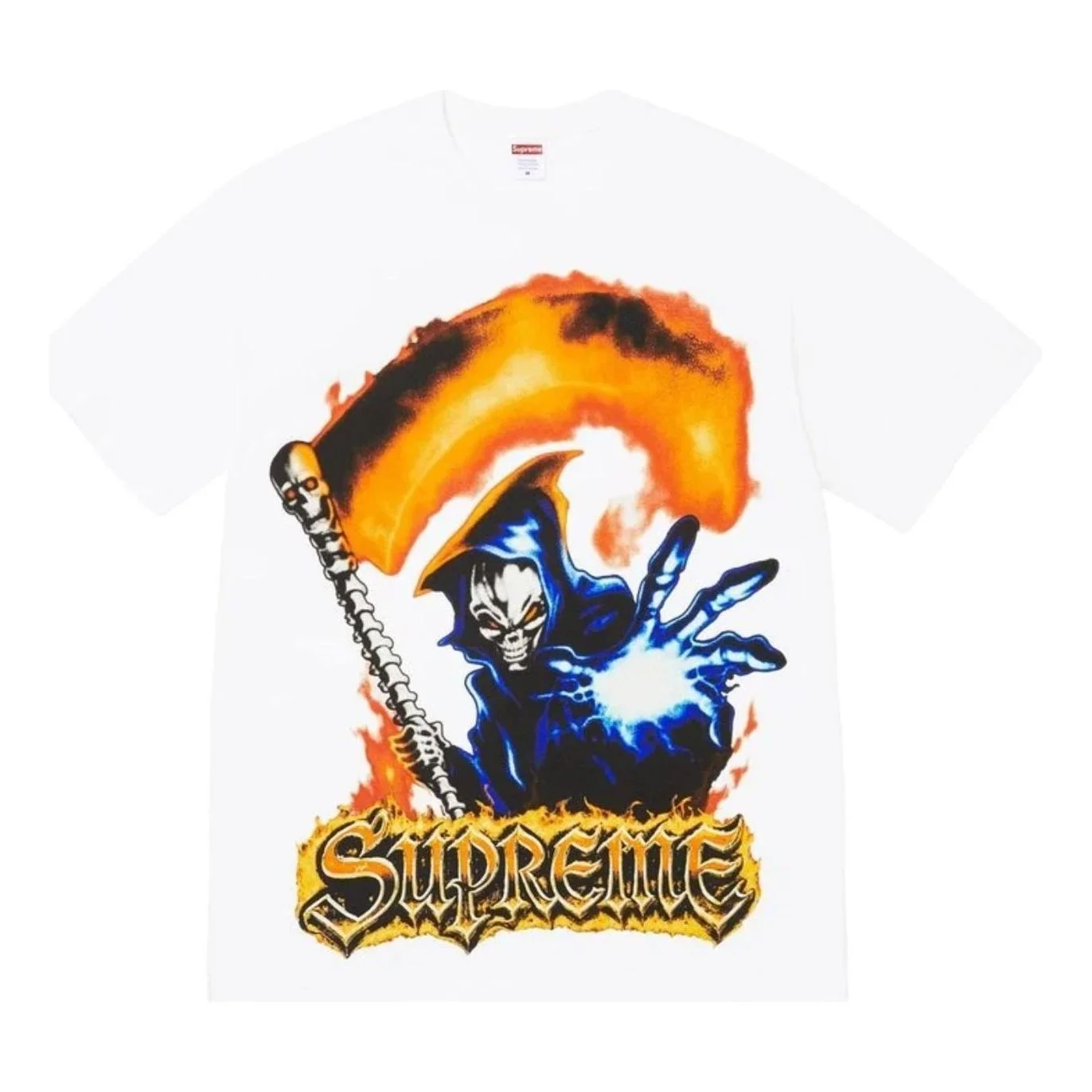Supreme SS26 Grim Reaper T-Shirt 'White' SUP-SS26-159-WHT - 1