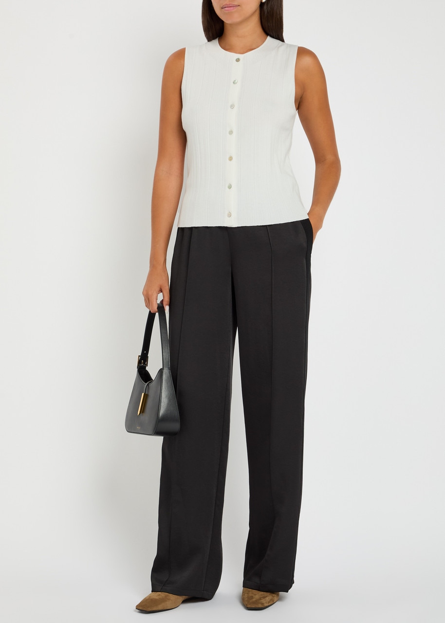 Vince Ribbed Stretch-knit Tank - 4