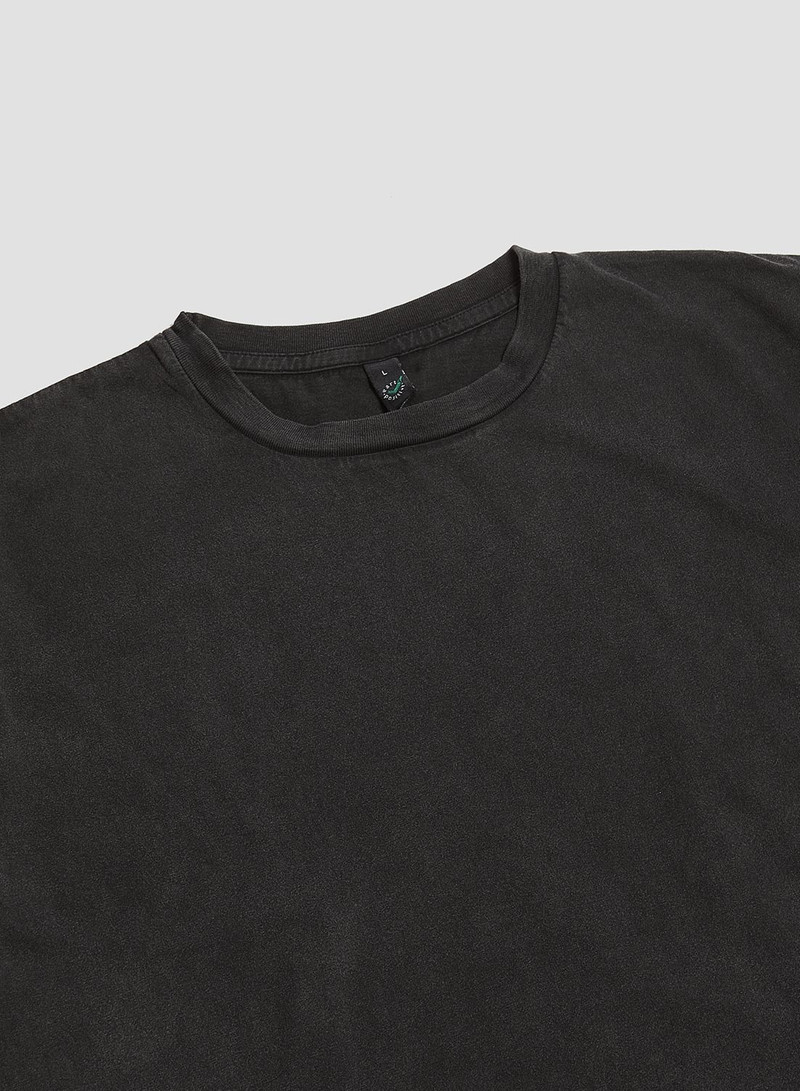 Nigel Cabourn Daily 5.5oz Tee in Faded Black outlook