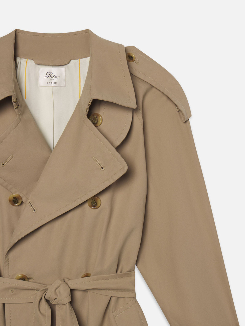 Ritz Classic Trench in Warm Taupe 3