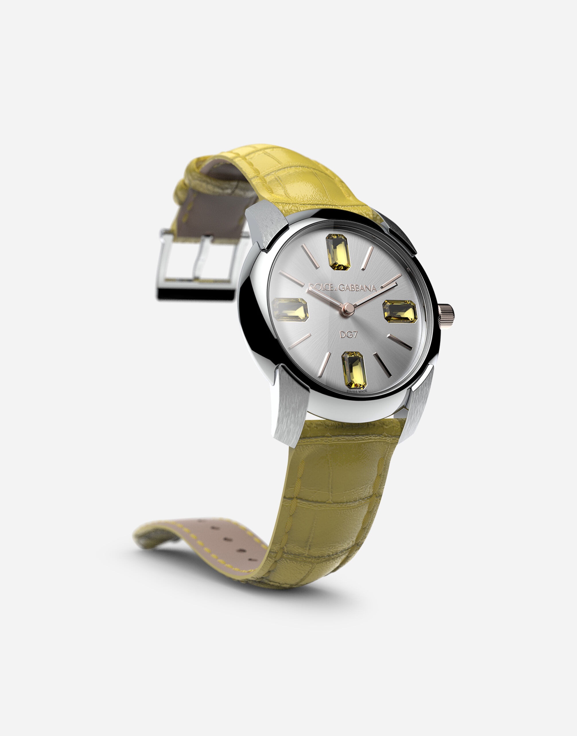 Watch with alligator strap - 2