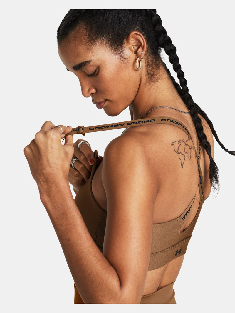 Women's UA Infinity 2.0 High Zip Sports Bra 5