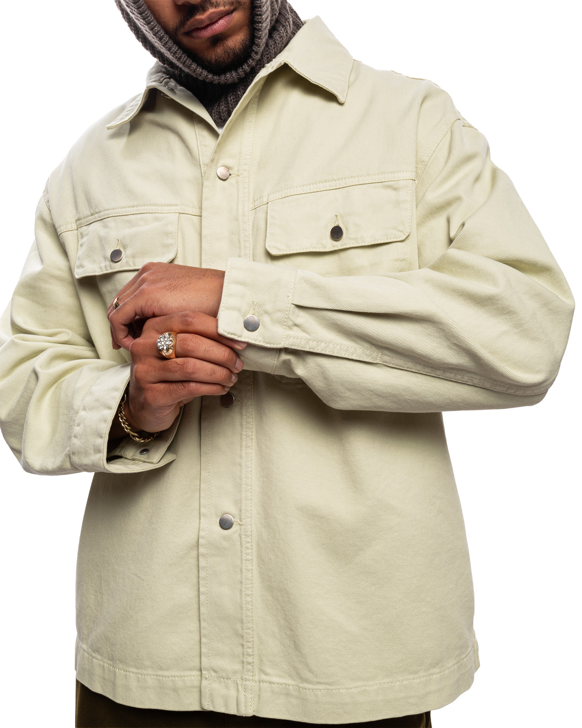 ジャケット・アウター LEMAIRE LIGHT FELTED WOOL LONG OVERSHIRT Light Tailored Overshirt – La Garçonne