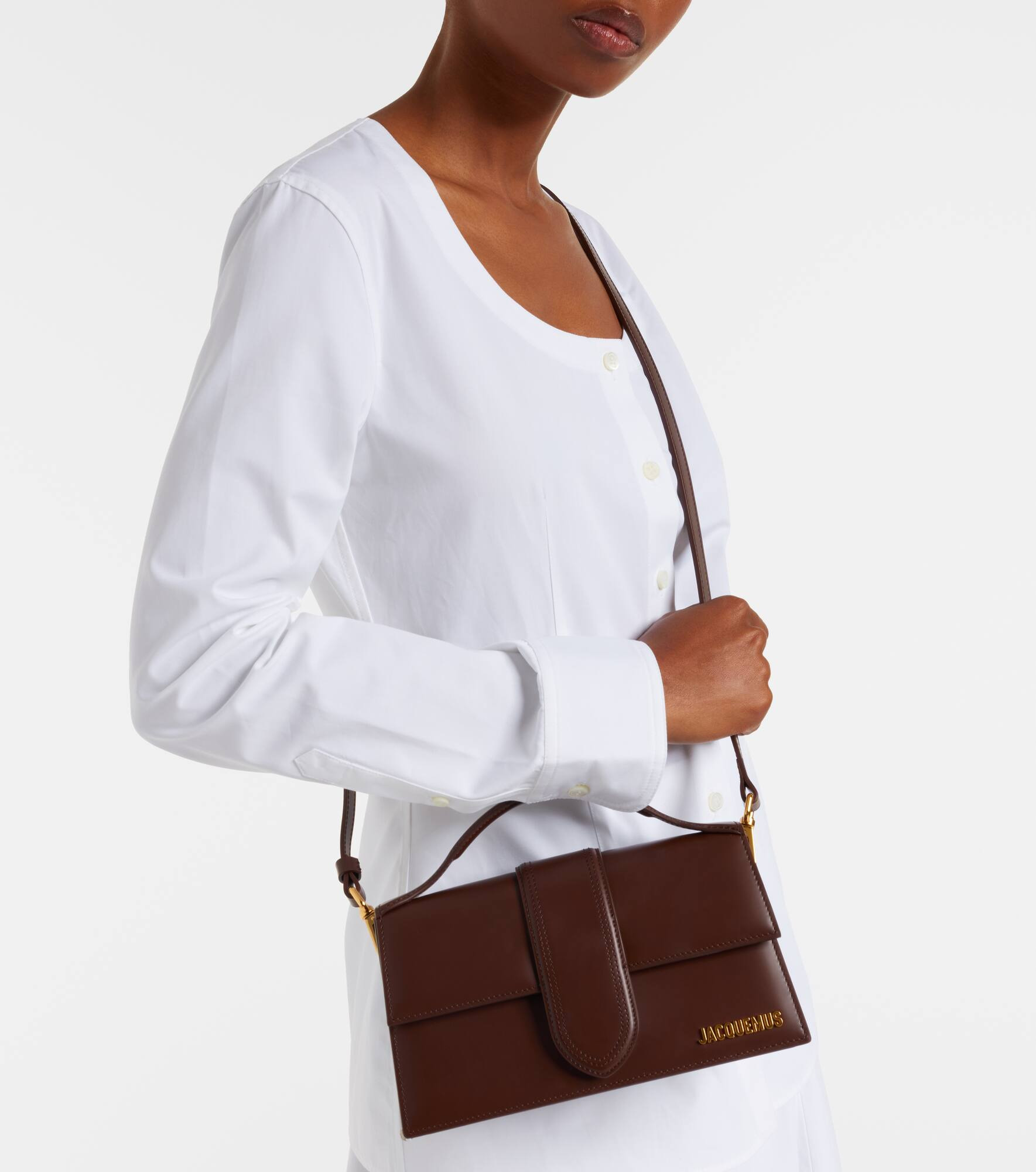 Grand Bambino Small leather tote bag - 6