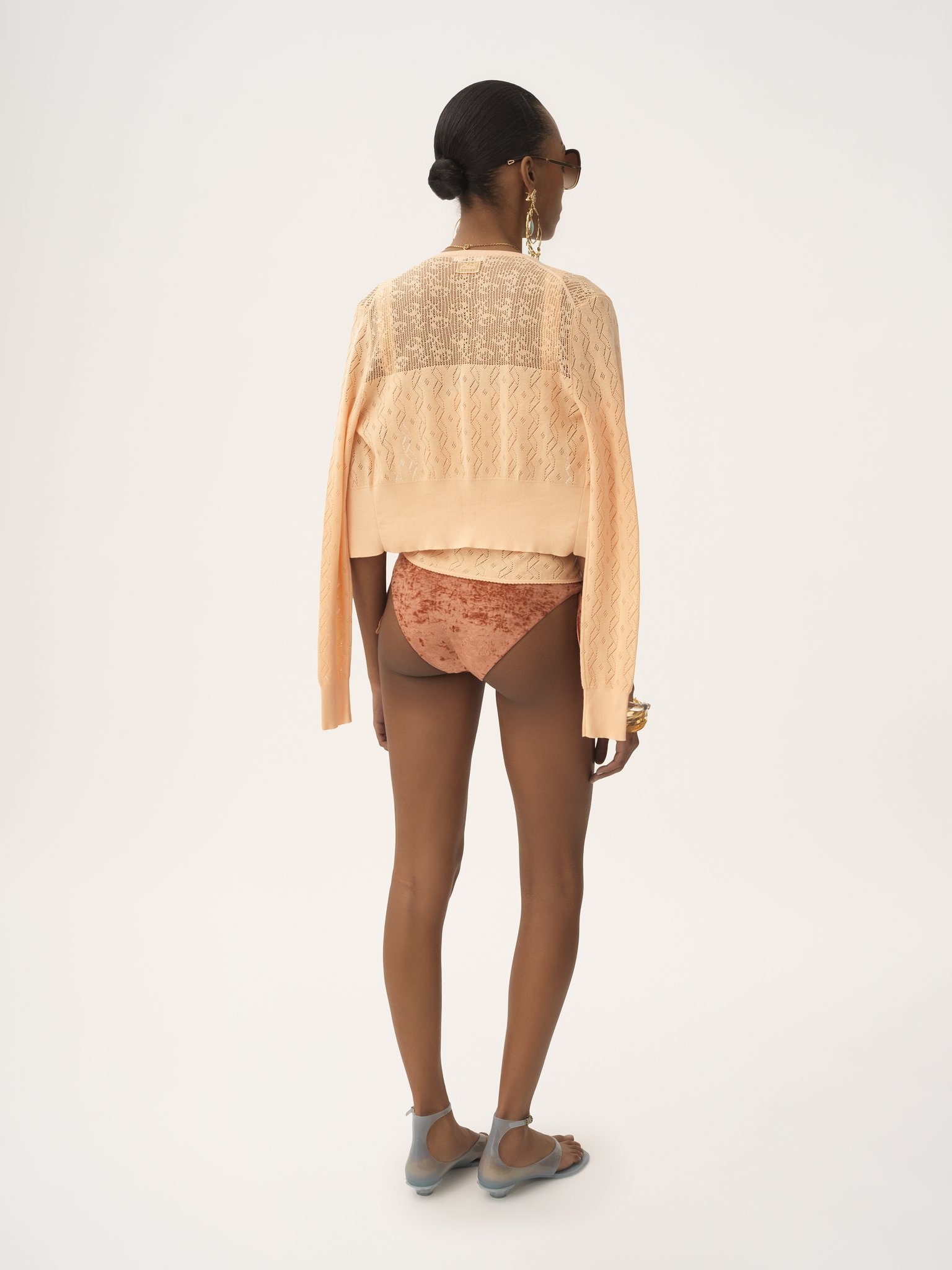 TWIN SET IN COTTON KNIT - 5