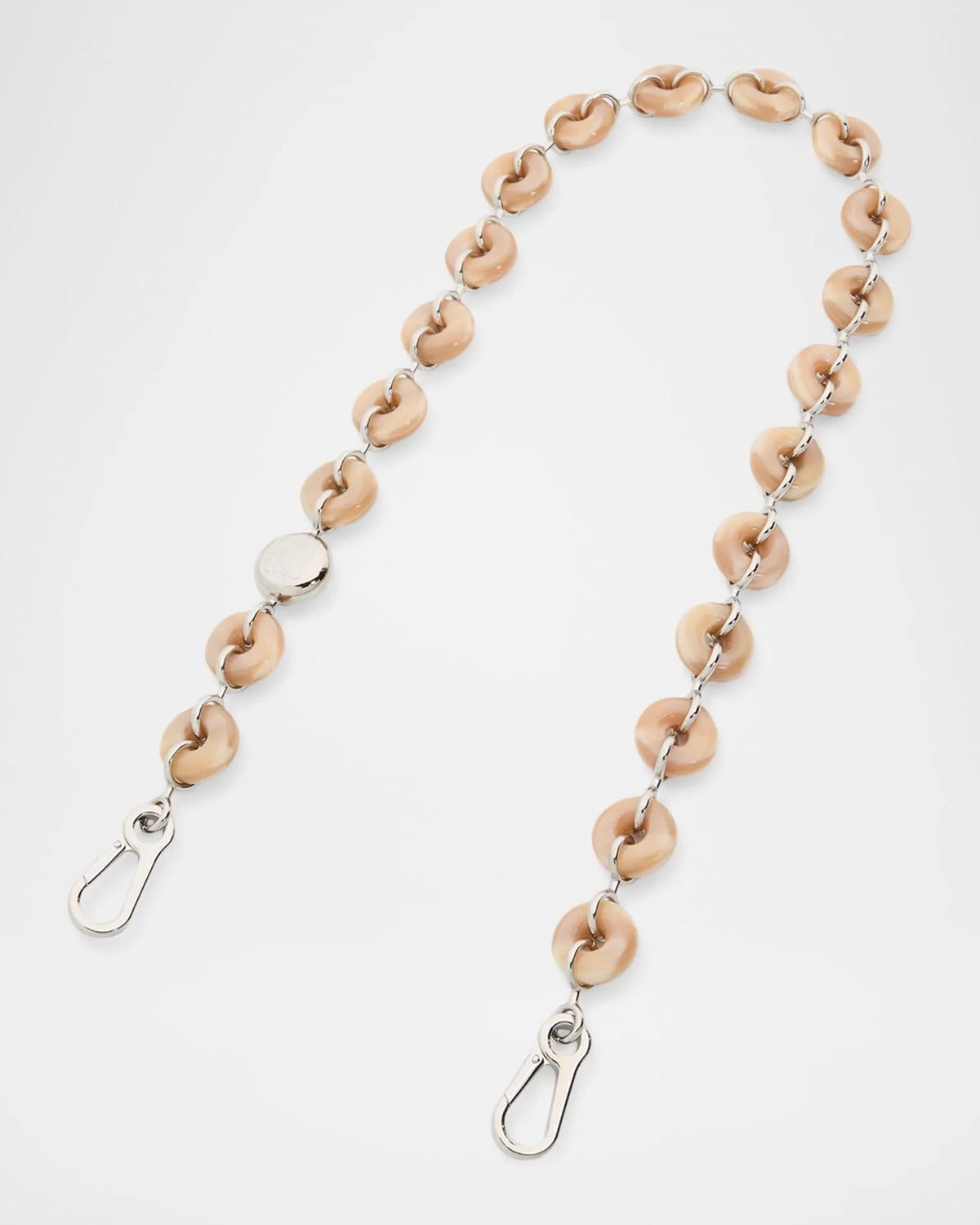 Donut Chain Shoulder Strap in Acetate and Stainless Steel - 1