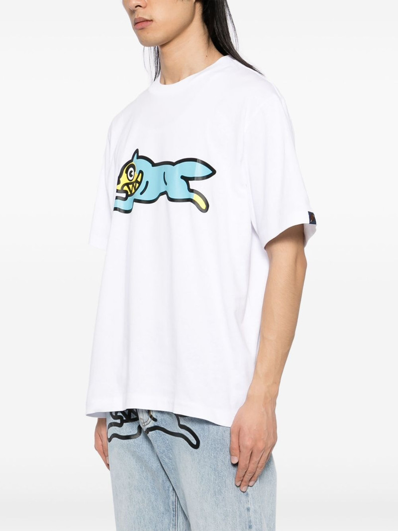 running dog-print cotton T-shirt 3