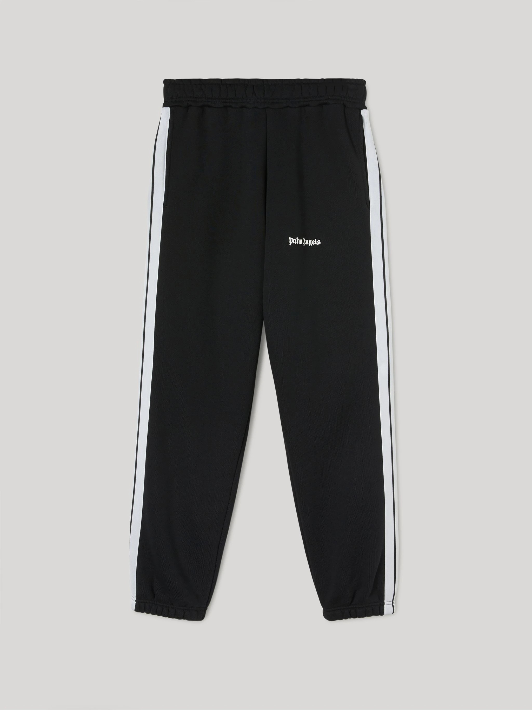 BLACK TRACK SWEATPANTS - 1