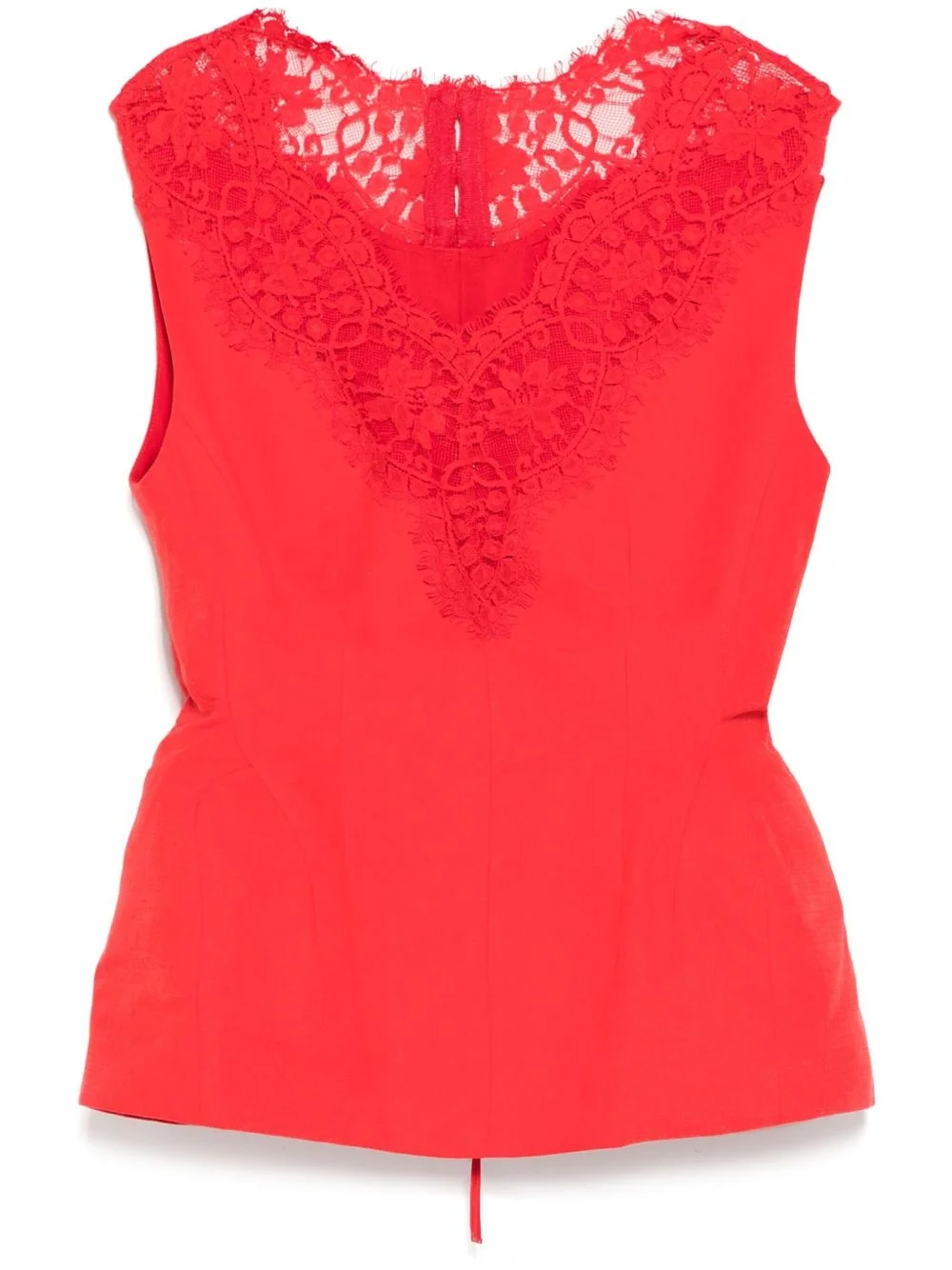 hourglass sleeveless top - 1