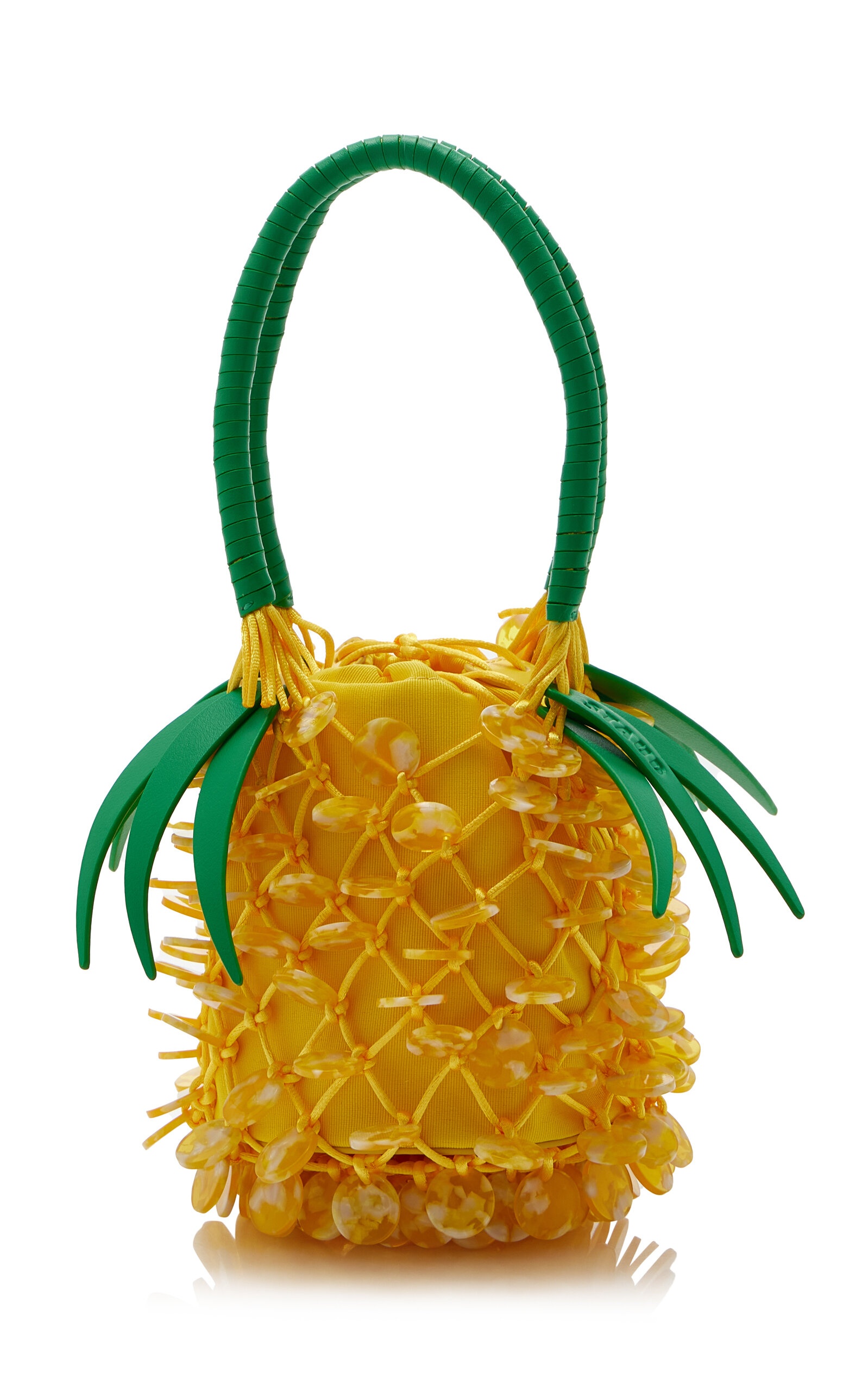 Pietro Beaded Pineapple Bag yellow - 6
