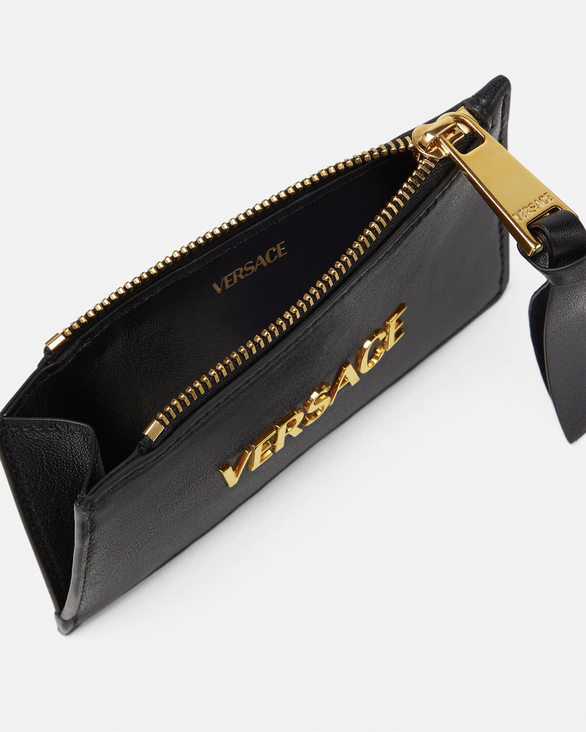 Versace Tag Zip Card Holder - 2