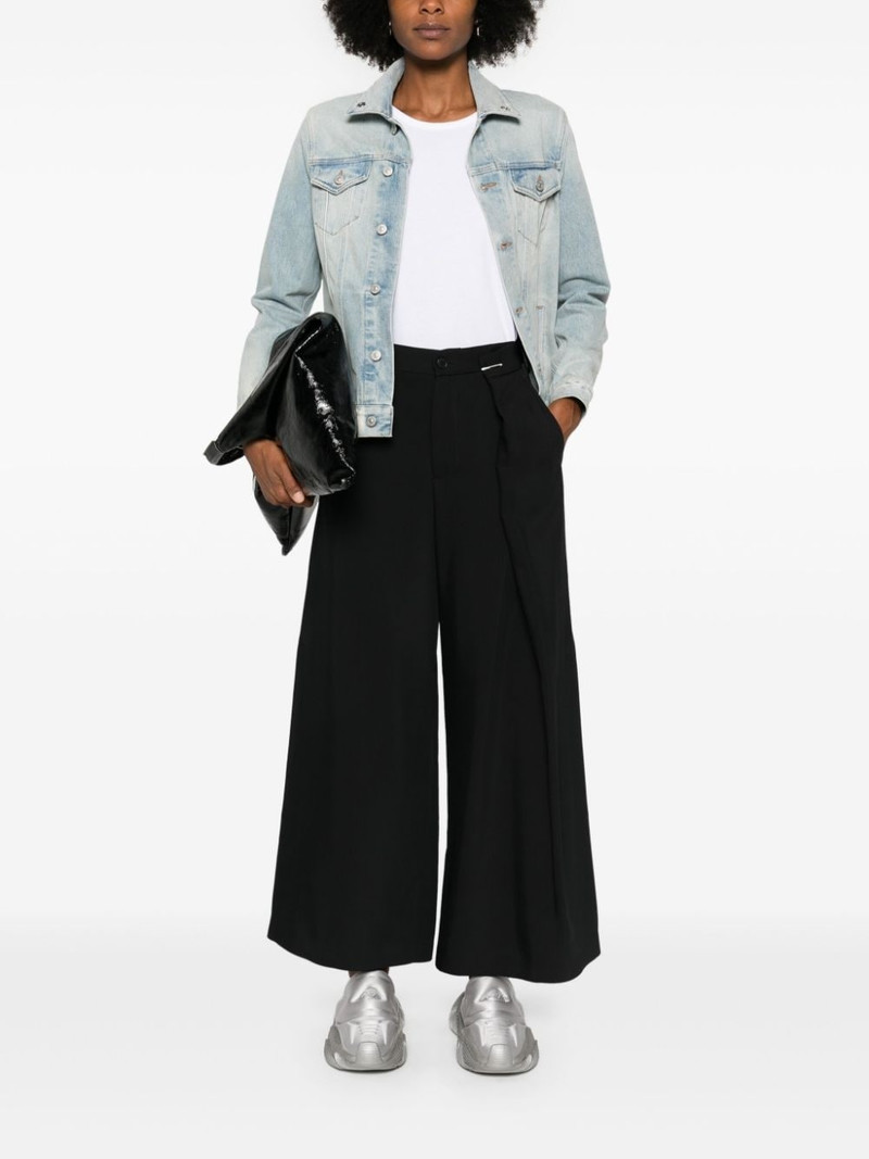 MM6 Maison Margiela pleat-detail trousers outlook