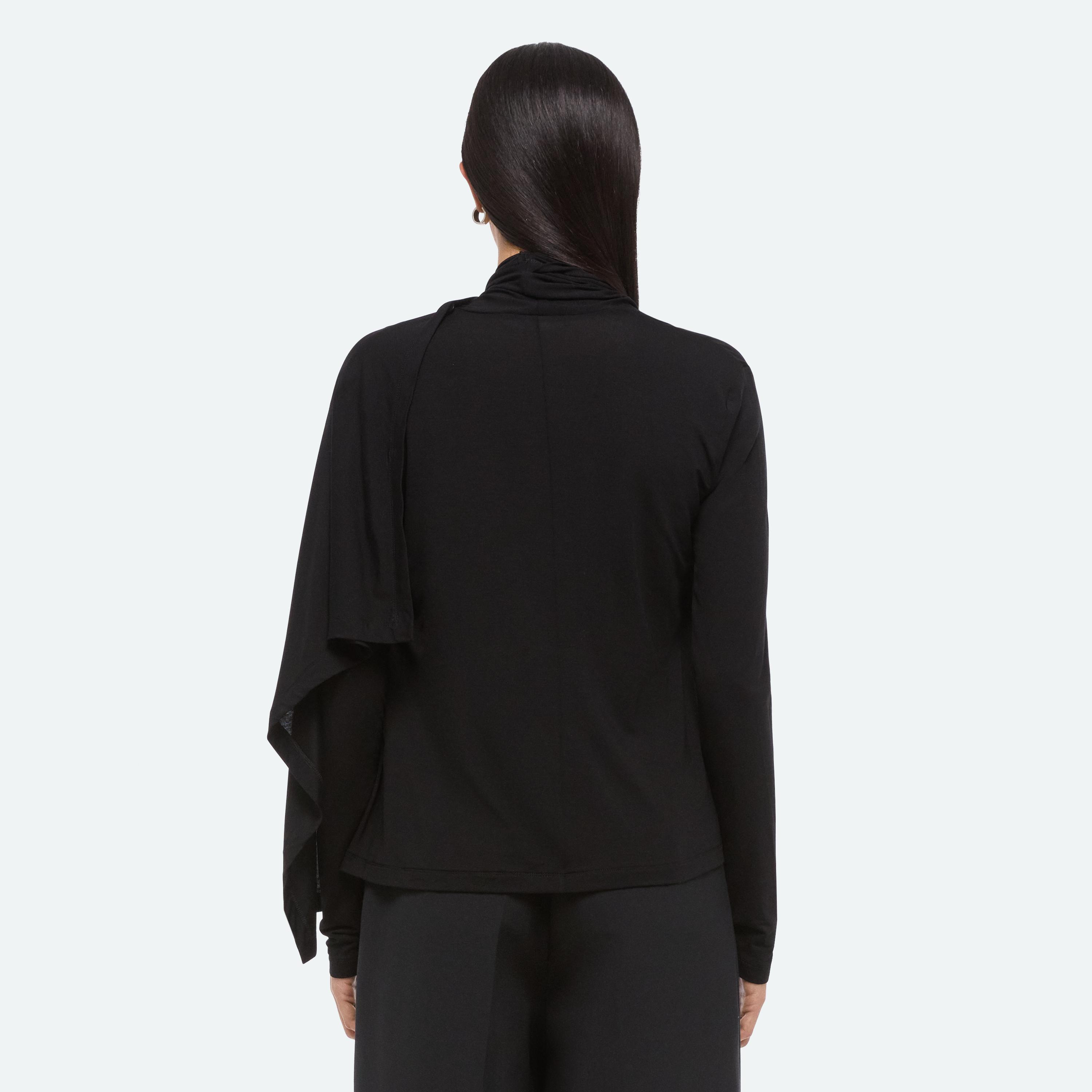 LONG-SLEEVE SCARF TOP - 6
