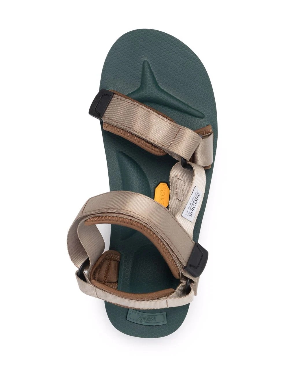 double touch-strap sandals - 4