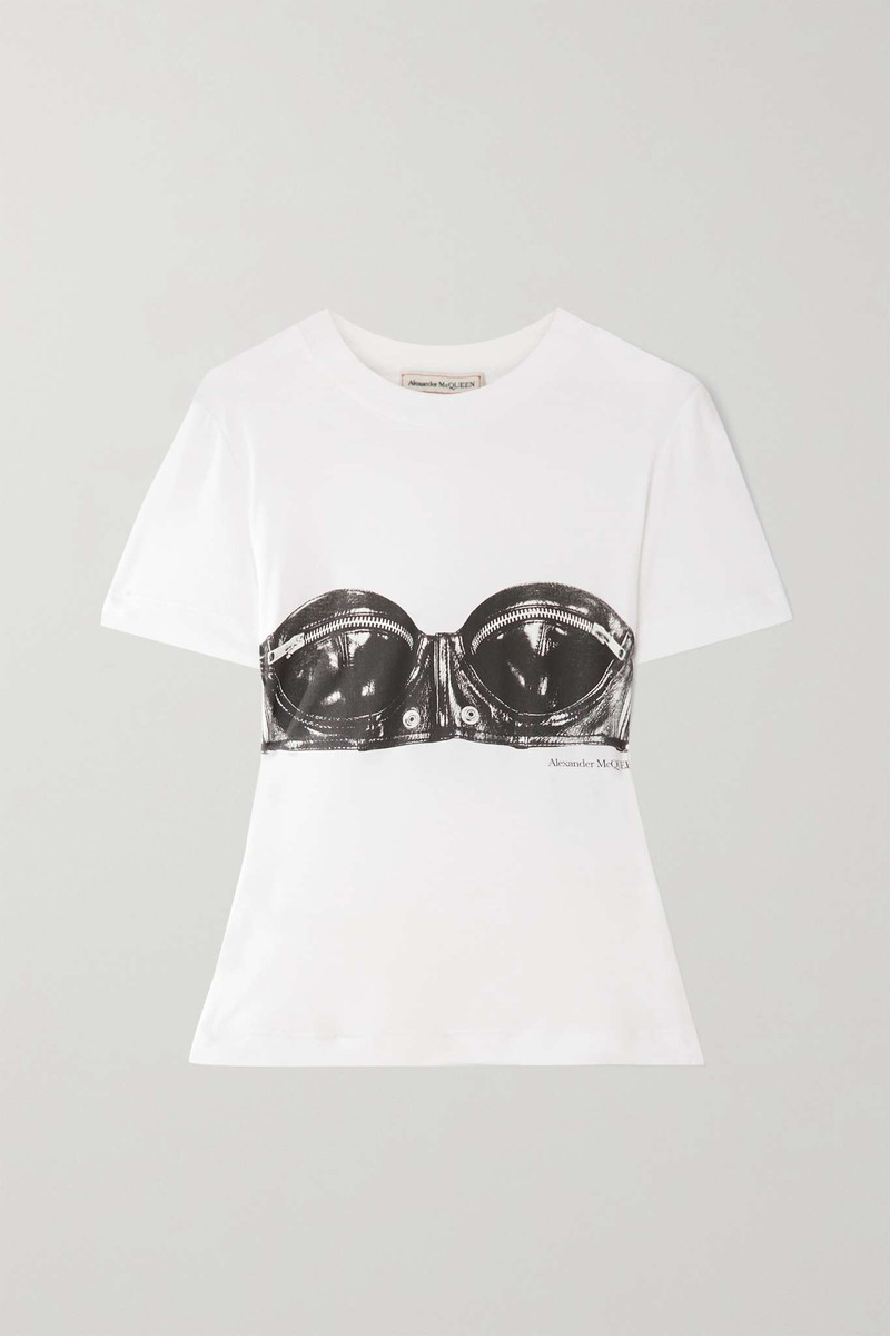 Printed cotton-jersey T-shirt 1