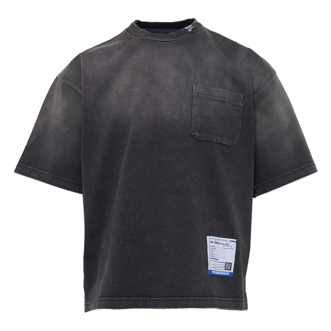 Distressed Short Sleeve Tee - 1