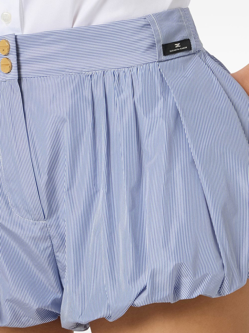 striped button shorts 4